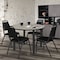 Kee Round Tables > Breakroom Tables > Kee Square & Round Tables, Wood, Metal Top, Maple TB48RNDPLBPBK - alternate 2